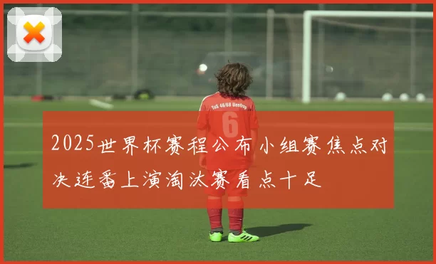 2025世界杯赛程公布小组赛焦点对决连番上演淘汰赛看点十足
